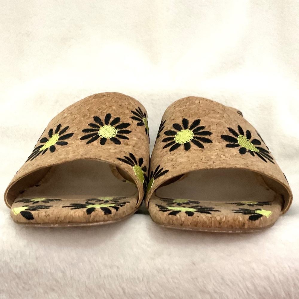 Coconuts By Matisse Kristin Boho Cottage Core Resort Y2K Mule Heel Sandal Sz 10M - Picture 8 of 16